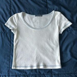 BRANDY WHITE CROP TOP